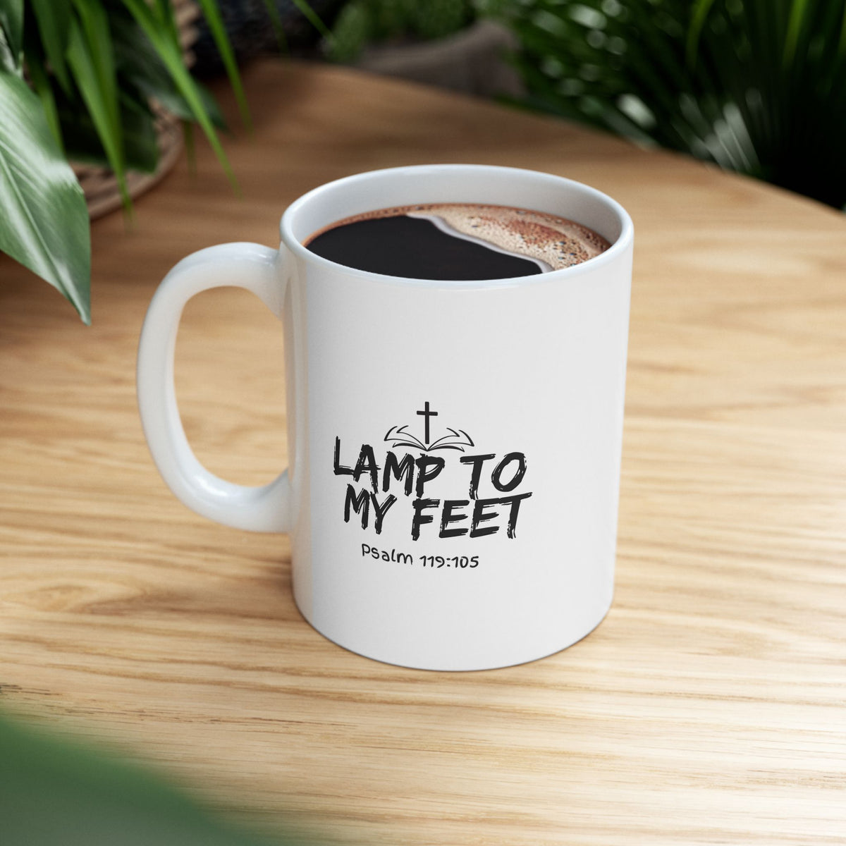 "Lamp To My Feet" Ceramic Mug, (11oz, 15oz)