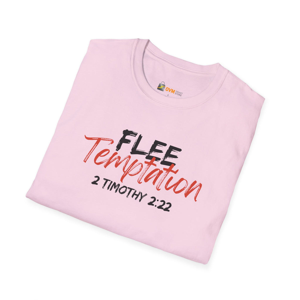 Flee Temptation Unisex Softstyle T-Shirt