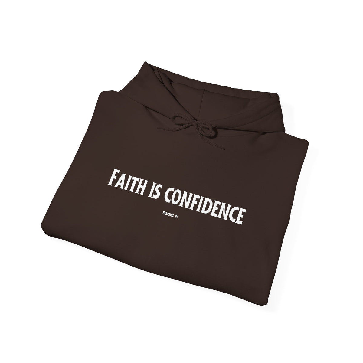 Faith is Confidence Christian Hoodie – Faith-Based Christmas Wear | Unisex Heavy Blend™ Hooded Sweatshirt
