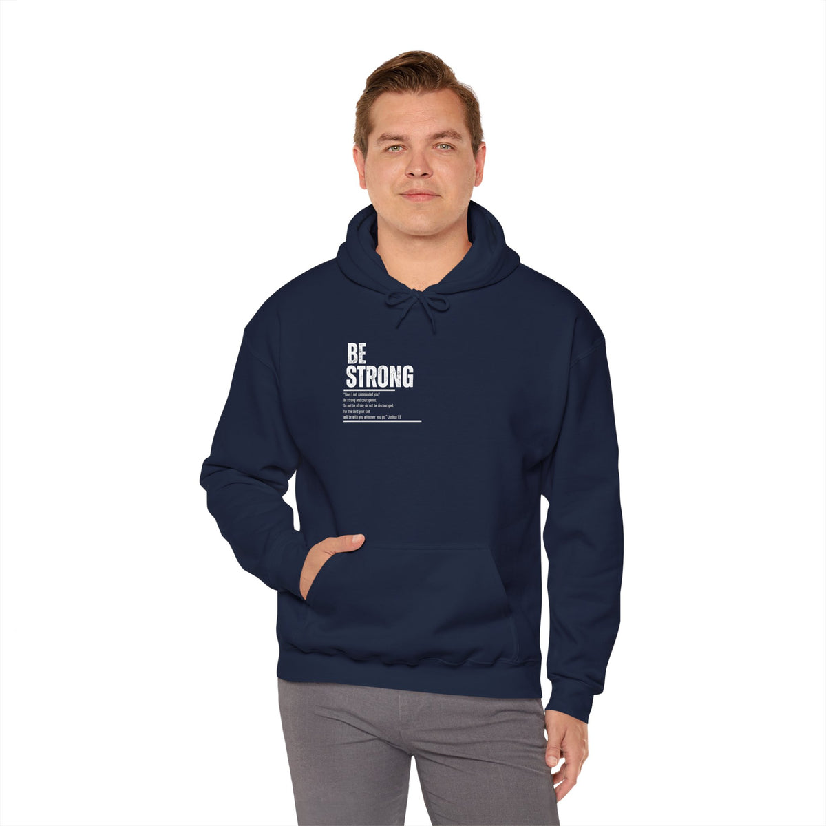 "Be Strong" Unisex Heavy Blend™ Hooded Sweatshirt