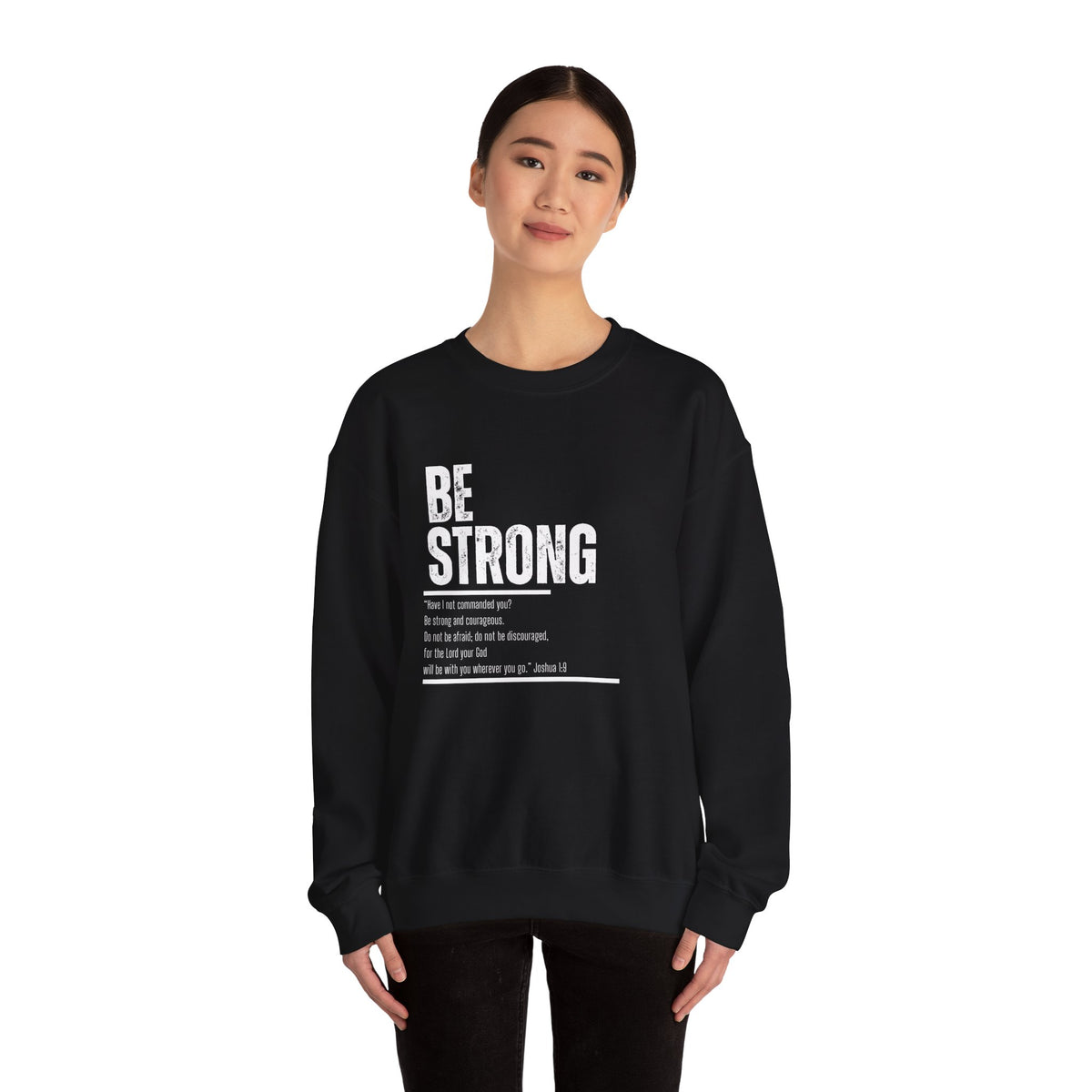 Be Strong- Unisex Heavy Blend™ Crewneck Sweatshirt