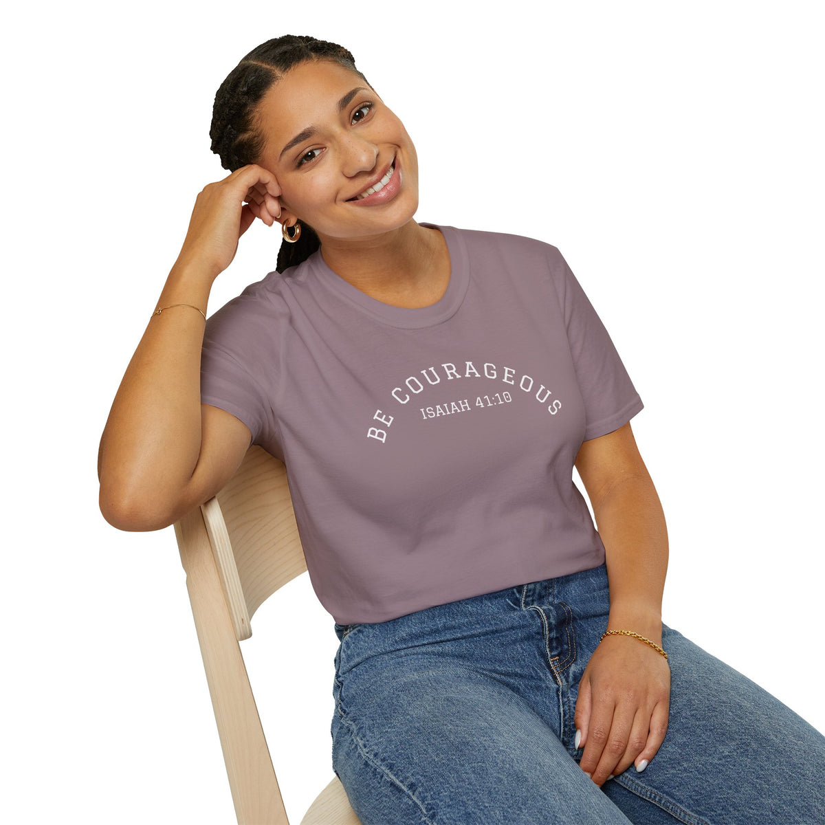 Be Courageous Unisex Softstyle T-Shirt