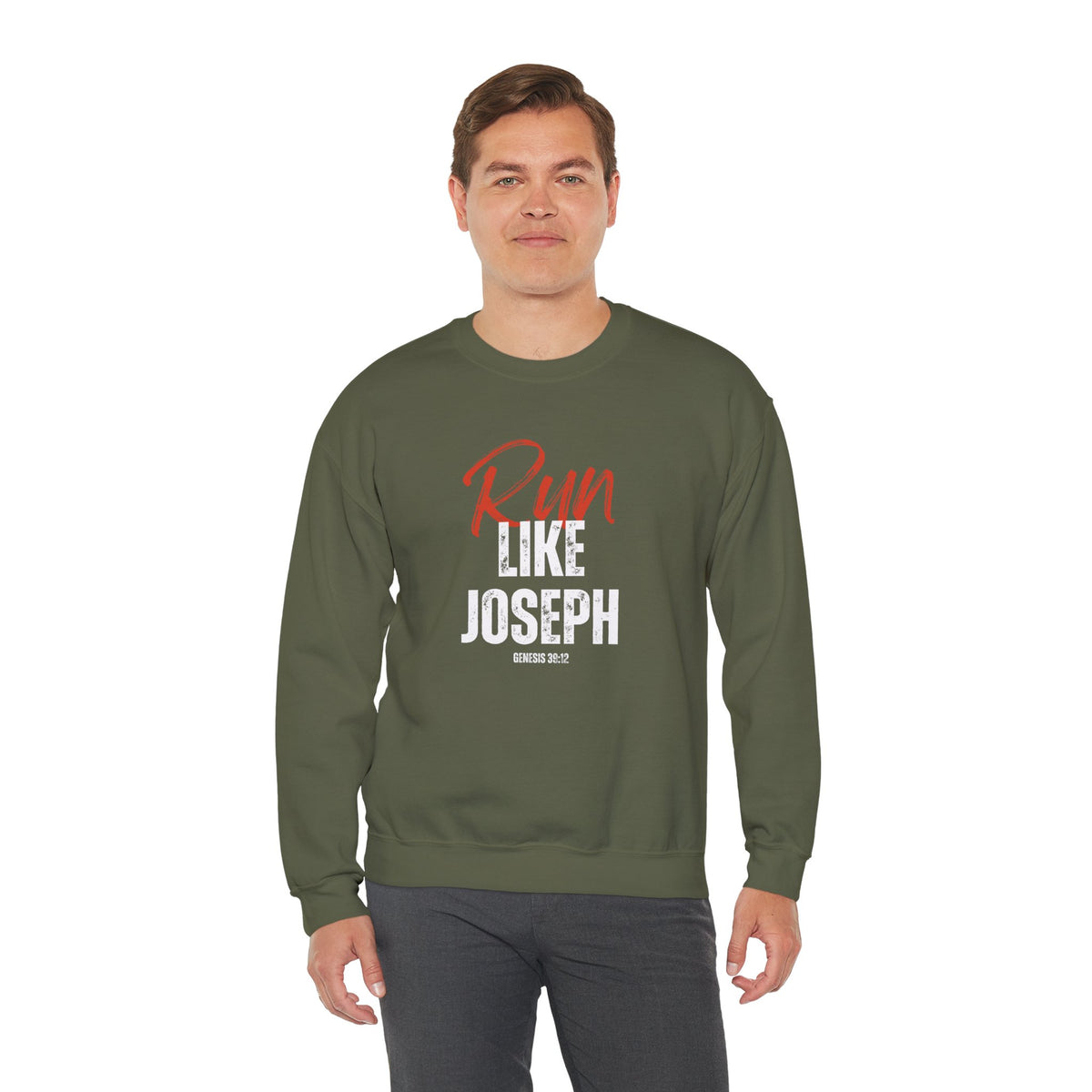 Run Like Joseph- Unisex Heavy Blend™ Crewneck Sweatshirt