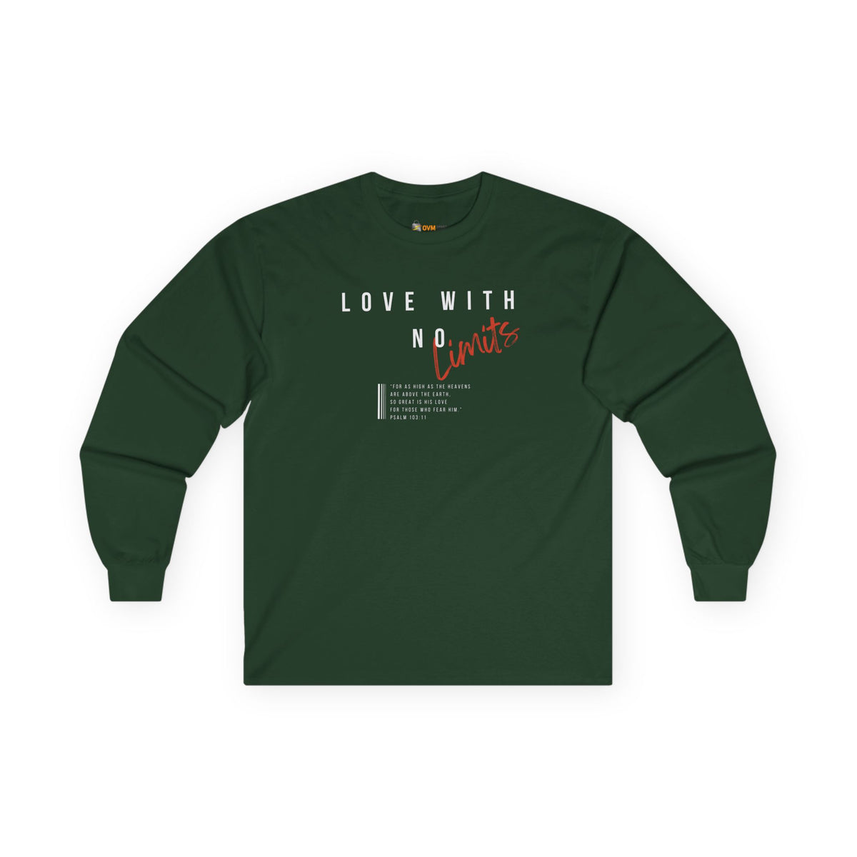 Love With No Limits- Unisex Ultra Cotton Long Sleeve Tee