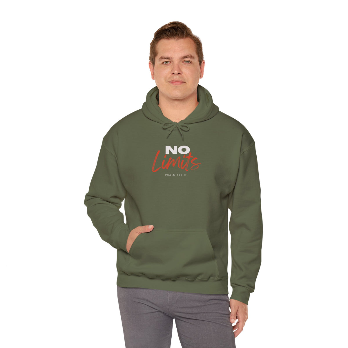 "No Limits" Unisex Heavy Blend™ Hooded Sweatshirt