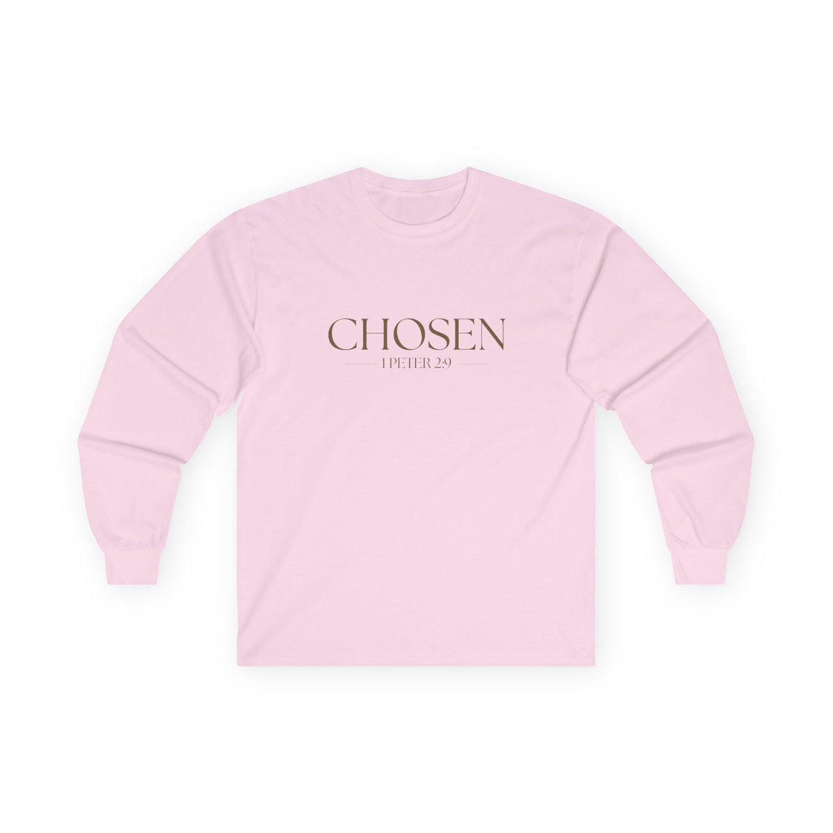 Chosen Christian Long Sleeve T-Shirt – 1 Peter 2:9 Faith in Every Season - Unisex Ultra Cotton Long Sleeve Tee