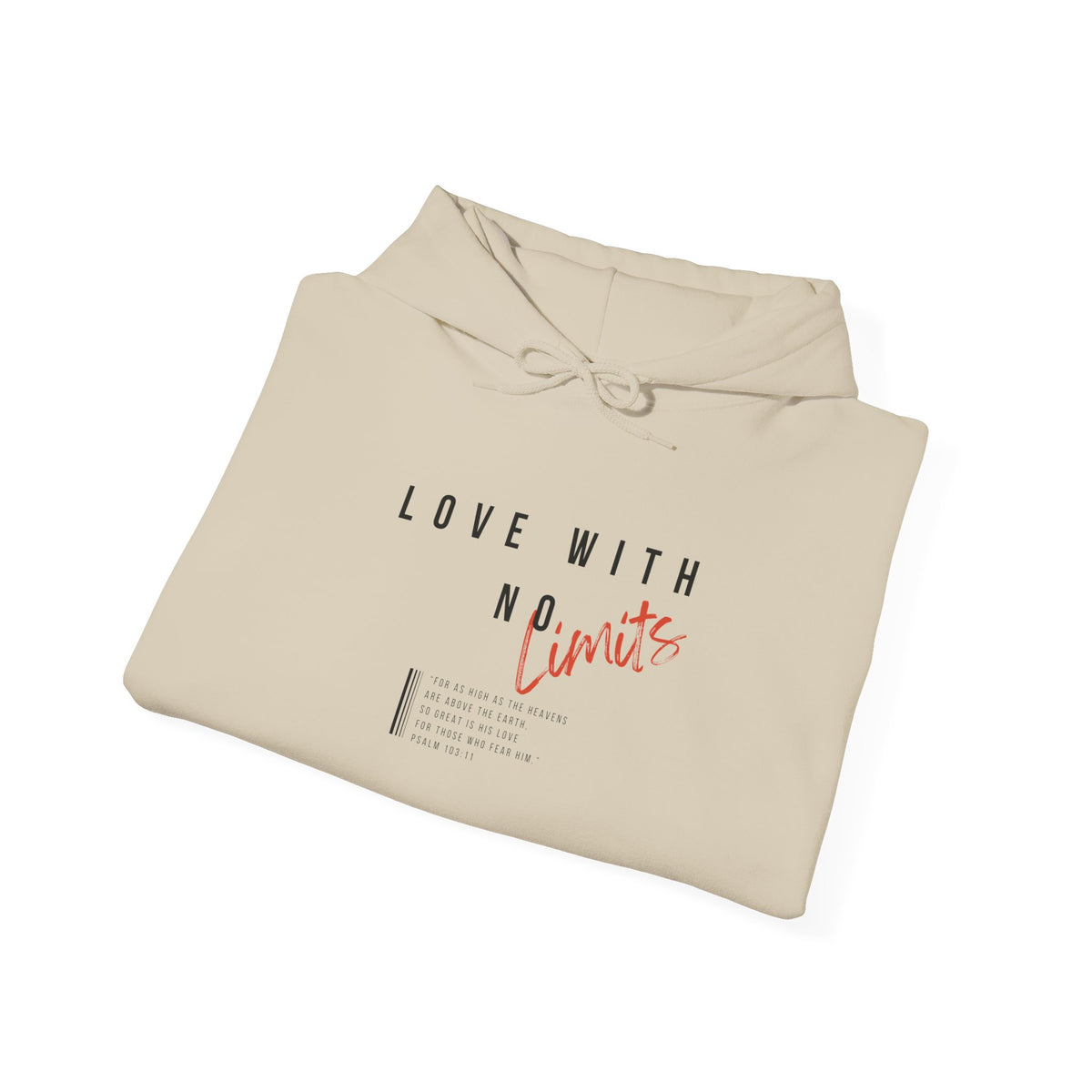 "Love With No Limits" Unisex Heavy Blend™ Hooded Sweatshirt