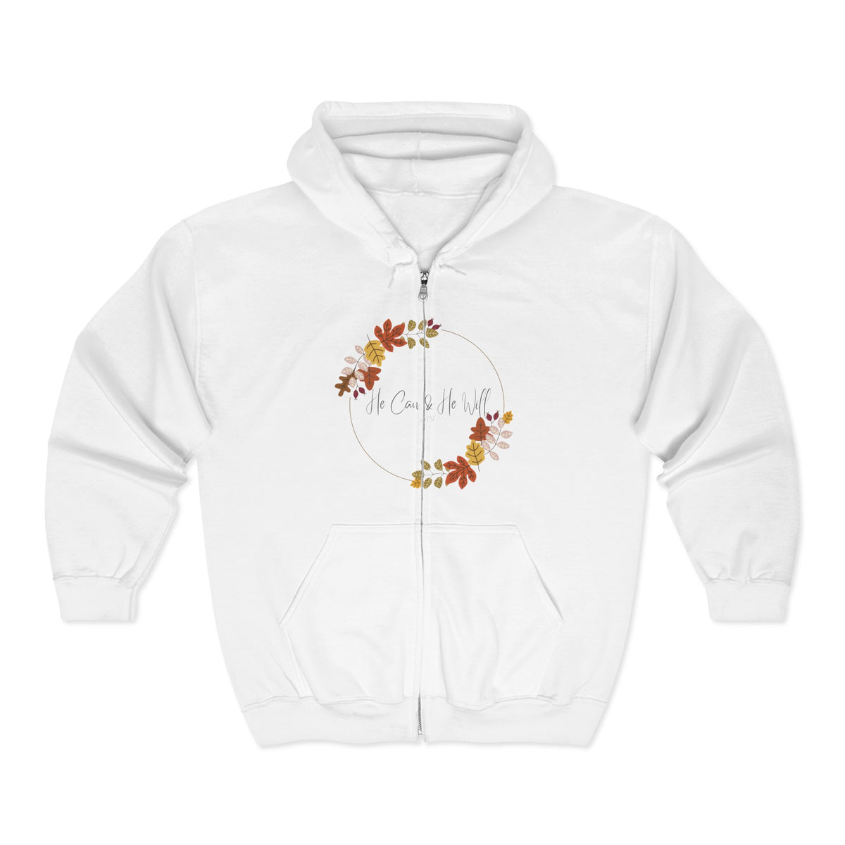 He Can & He Will | Ladies' Heavy Blend™ Full Zip Hooded Sweatshirt