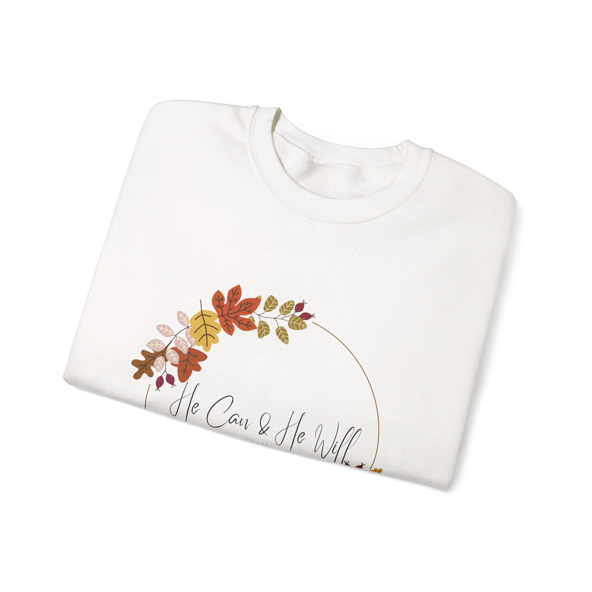 He Can & He Will | Ladies' Heavy Blend™ Crewneck Sweatshirt