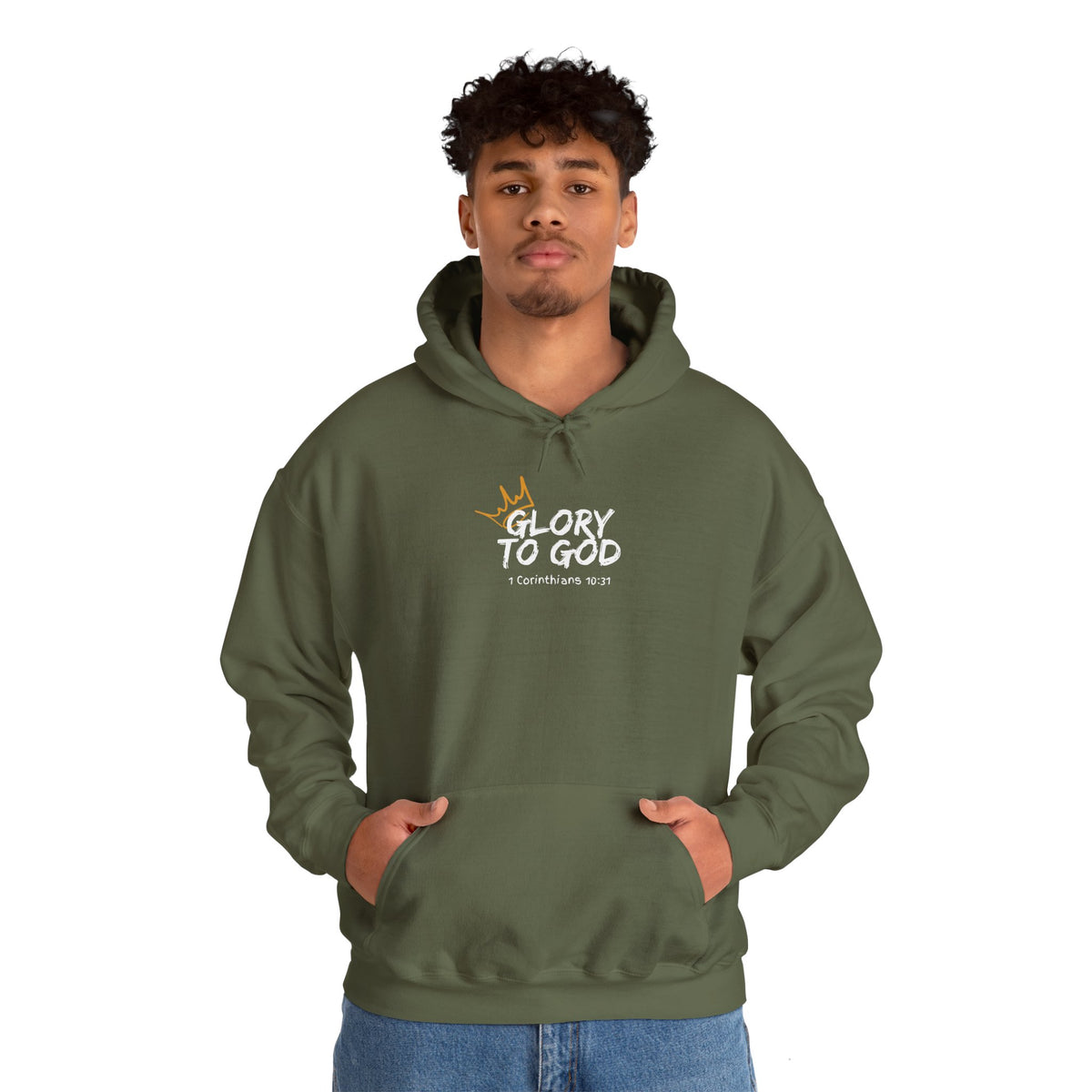 Glory To God Unisex Heavy Blend™ Hooded Sweatshirt