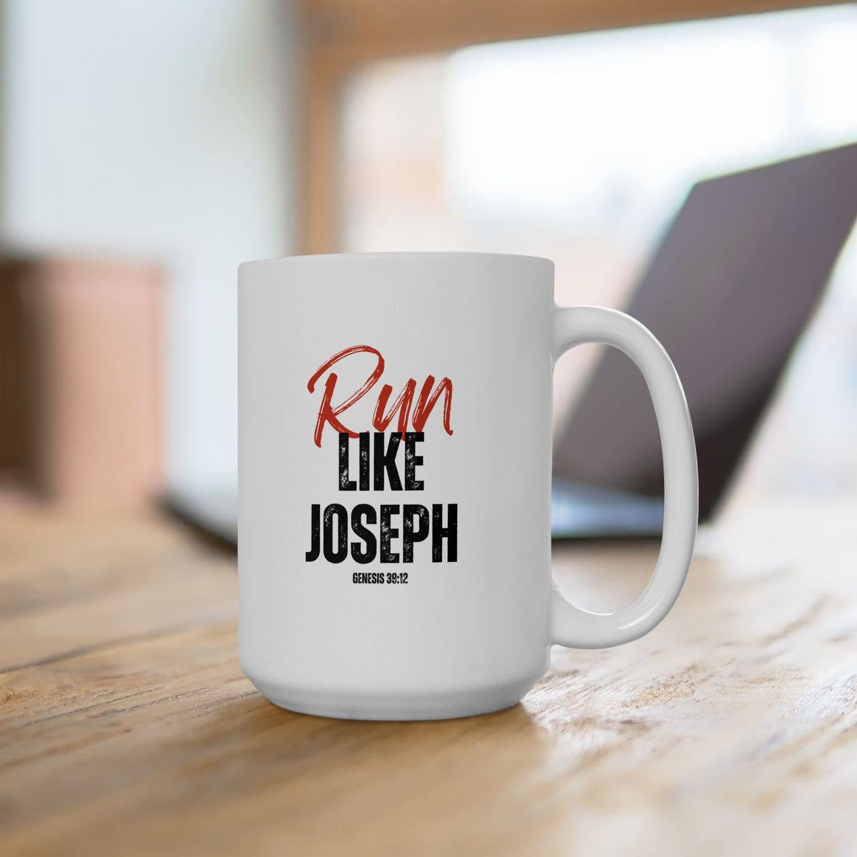 "Run Like Joseph" Ceramic Mug, (11oz, 15oz)