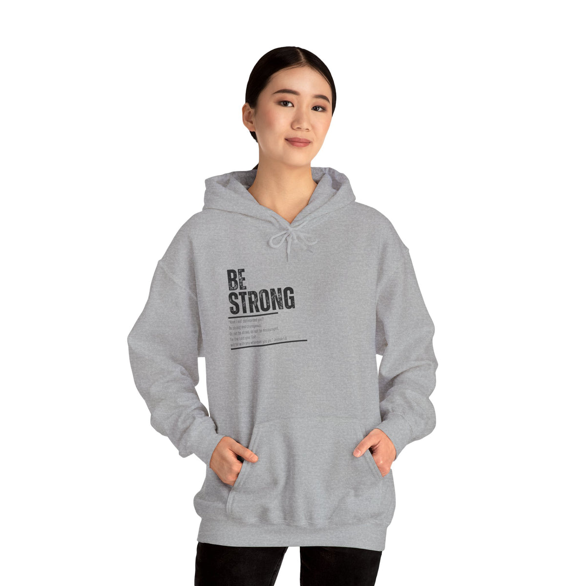 Be Strong- Unisex Heavy Blend™ Hooded Sweatshirt