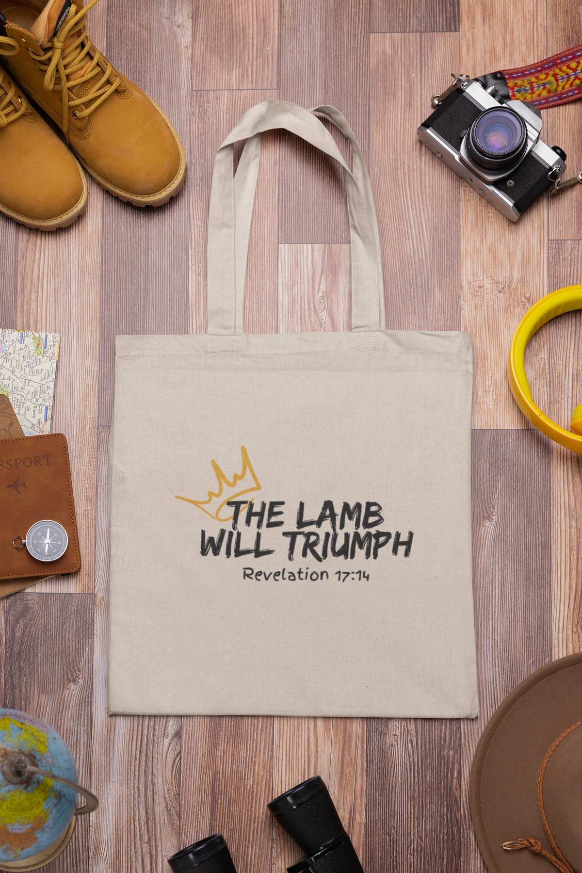 The Lamb Will Triumph- Cotton Canvas Tote Bag