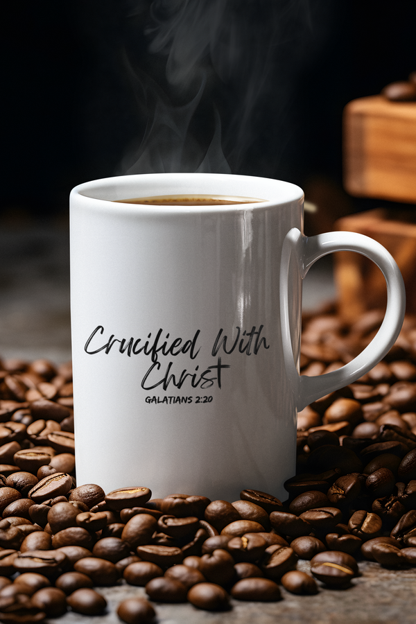 Crucified With Christ- Ceramic Mug, (11oz, 15oz)