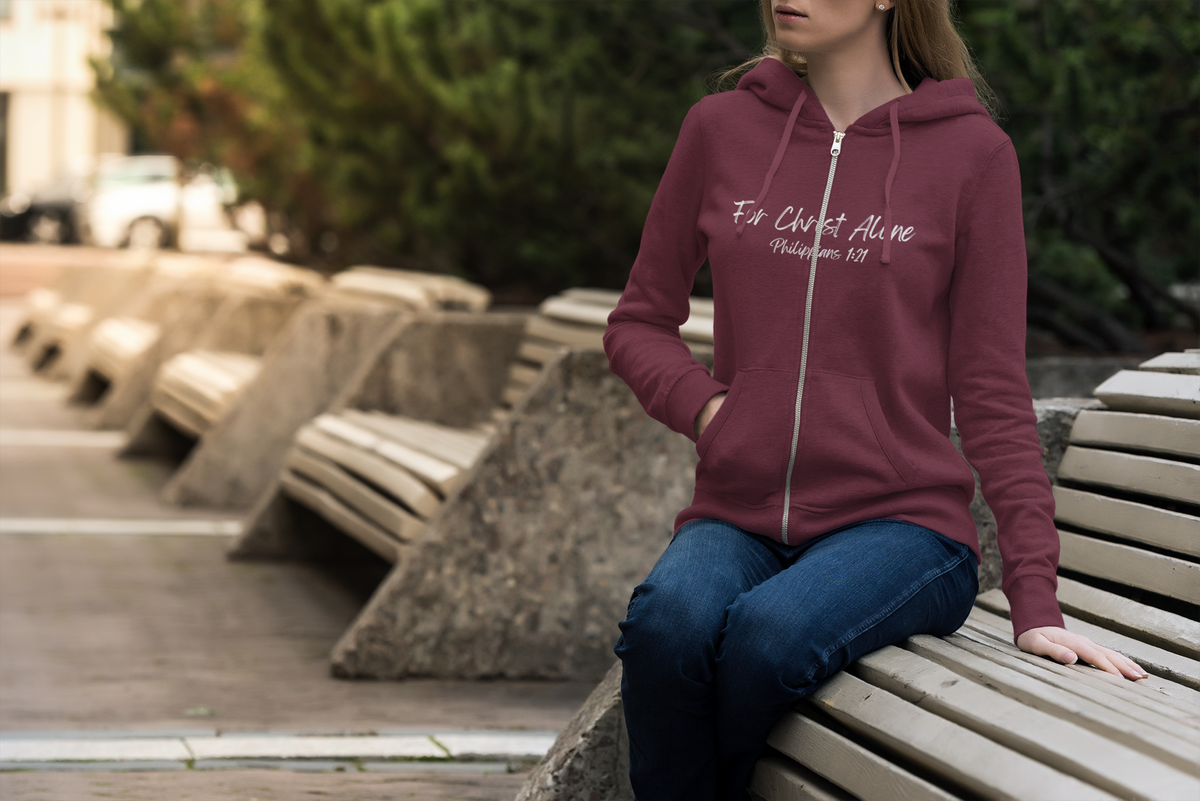 For Christ Alone | Unisex Heavy Blend™ Full Zip Hooded Sweatshirt