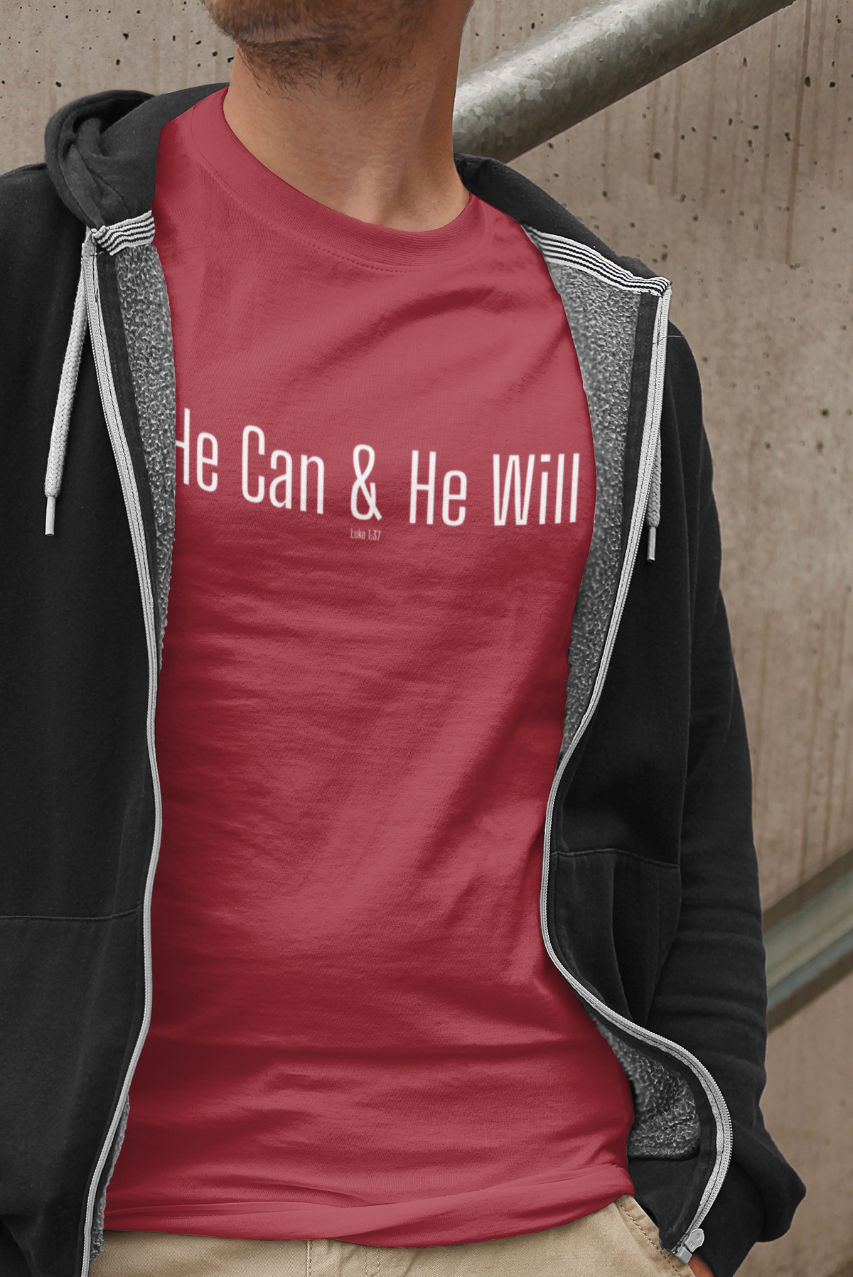 He Can & He Will | Men's Softstyle T-Shirt