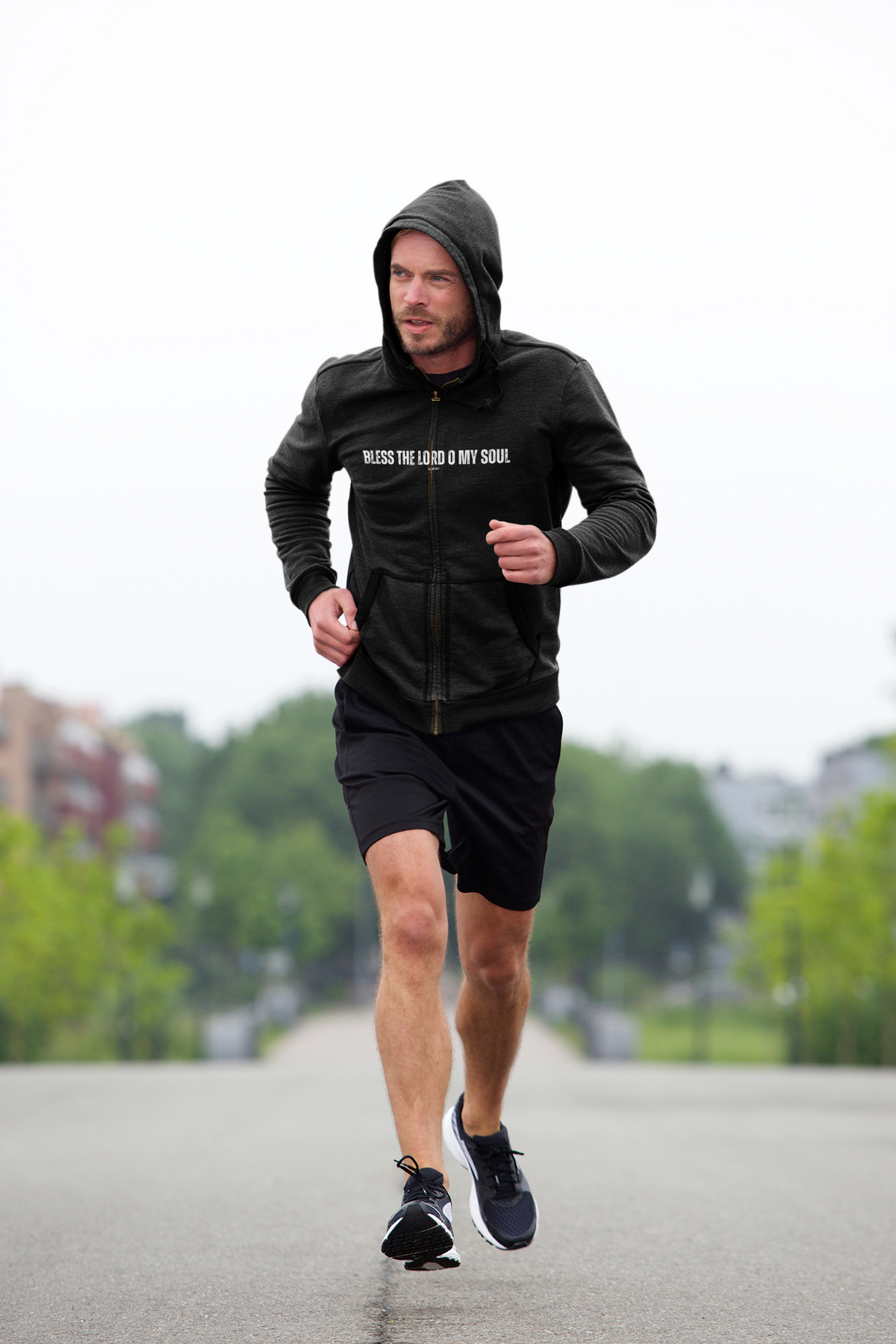 Bless The Lord O My Soul | Men's Heavy Blend™ Full Zip Hooded Sweatshirt