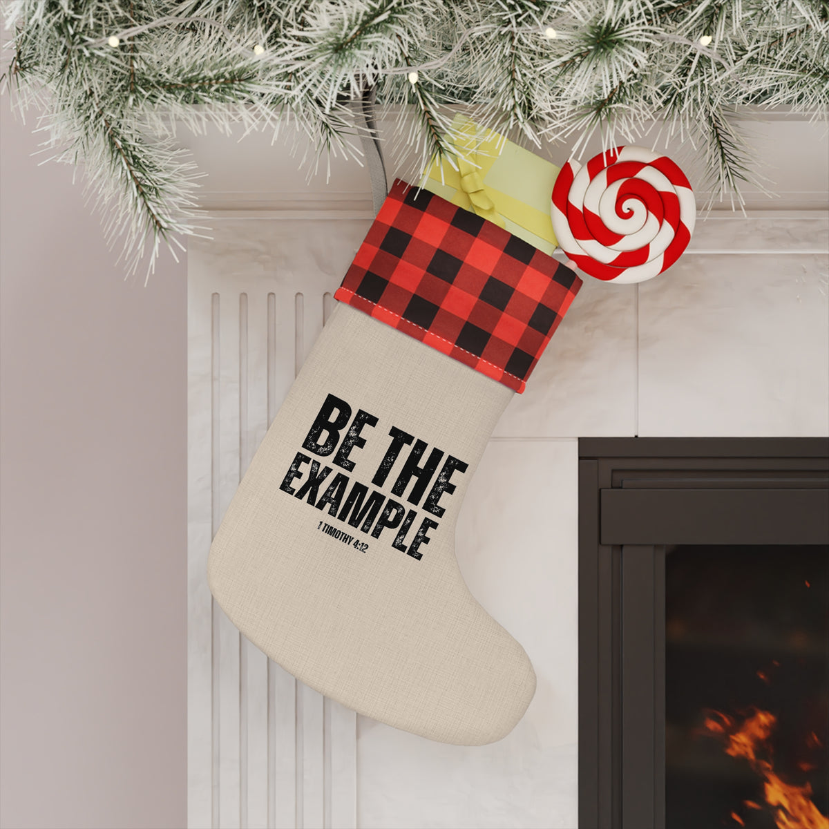 "Be The Example" Christmas Stocking