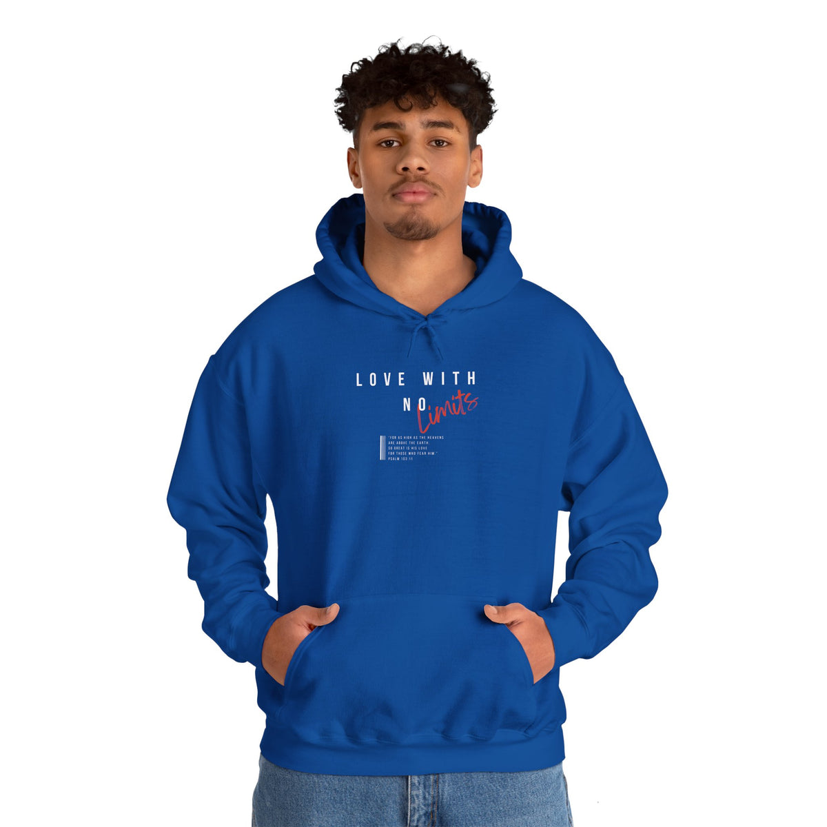 Love With No Limits- Unisex Heavy Blend™ Hooded Sweatshirt