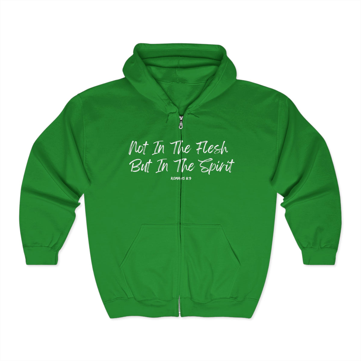 Not In The Flesh but In The Spirit | Unisex Heavy Blend™ Full Zip Hooded Sweatshirt