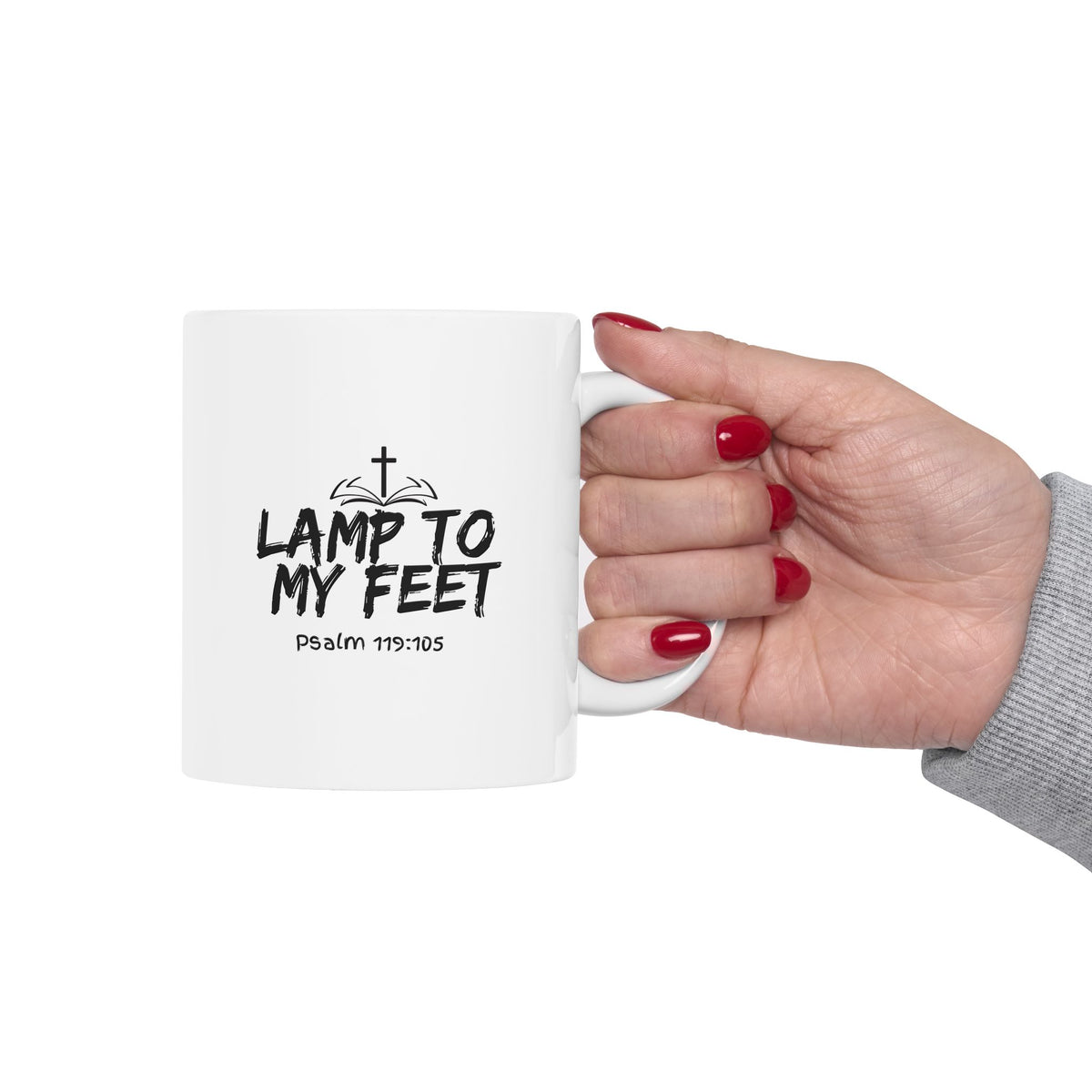 "Lamp To My Feet" Ceramic Mug, (11oz, 15oz)