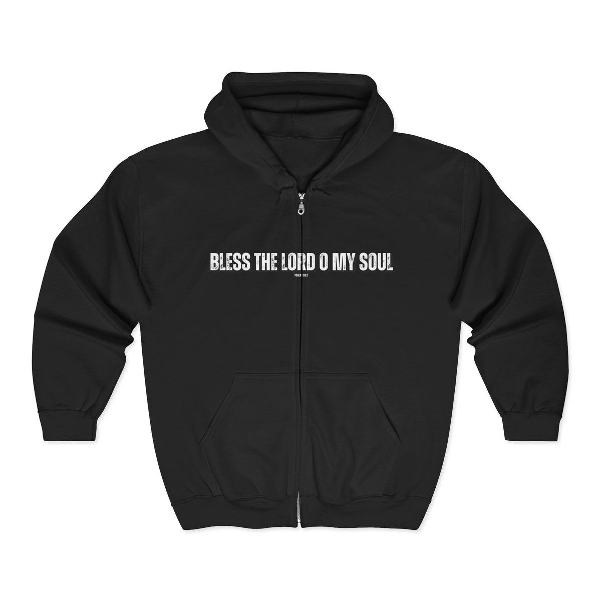 Bless The Lord O My Soul | Men's Heavy Blend™ Full Zip Hooded Sweatshirt