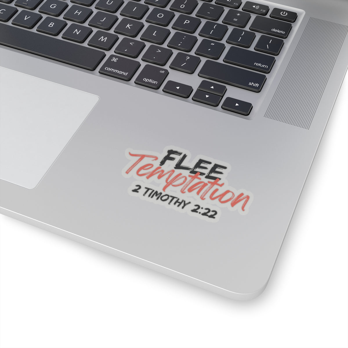 Flee Temptation- Kiss-Cut Stickers