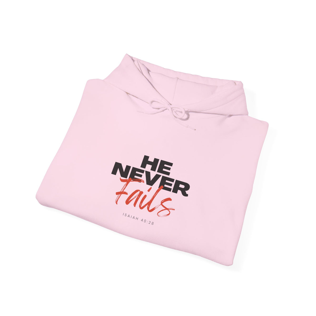 He Never Fails- Unisex Heavy Blend™ Hooded Sweatshirt