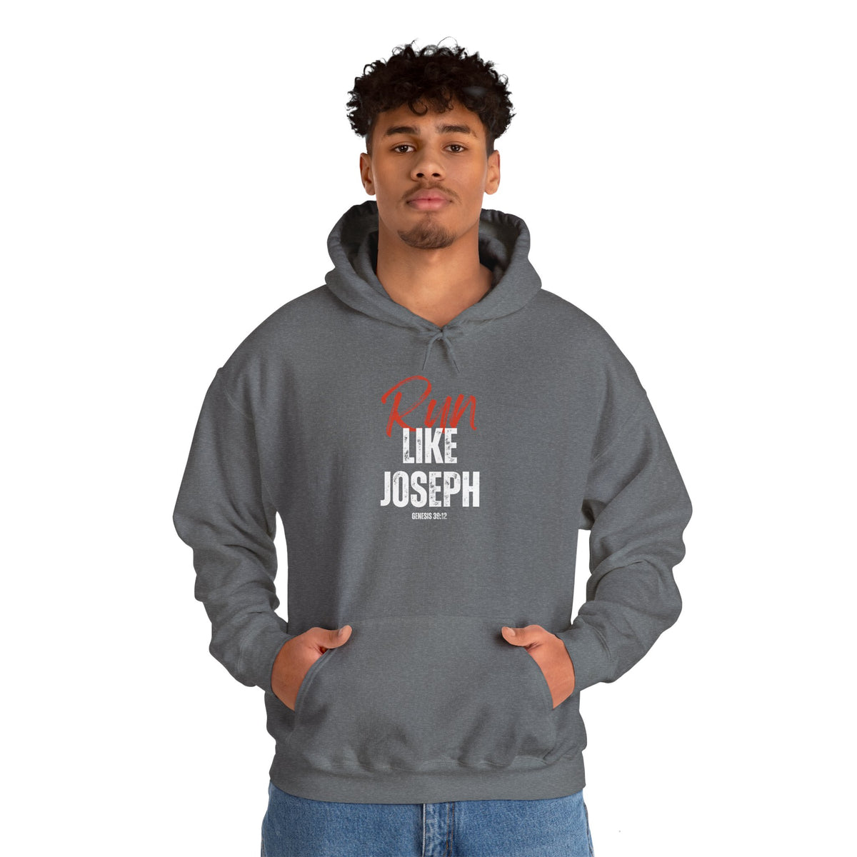 Run Like Joseph- Unisex Heavy Blend™ Hooded Sweatshirt