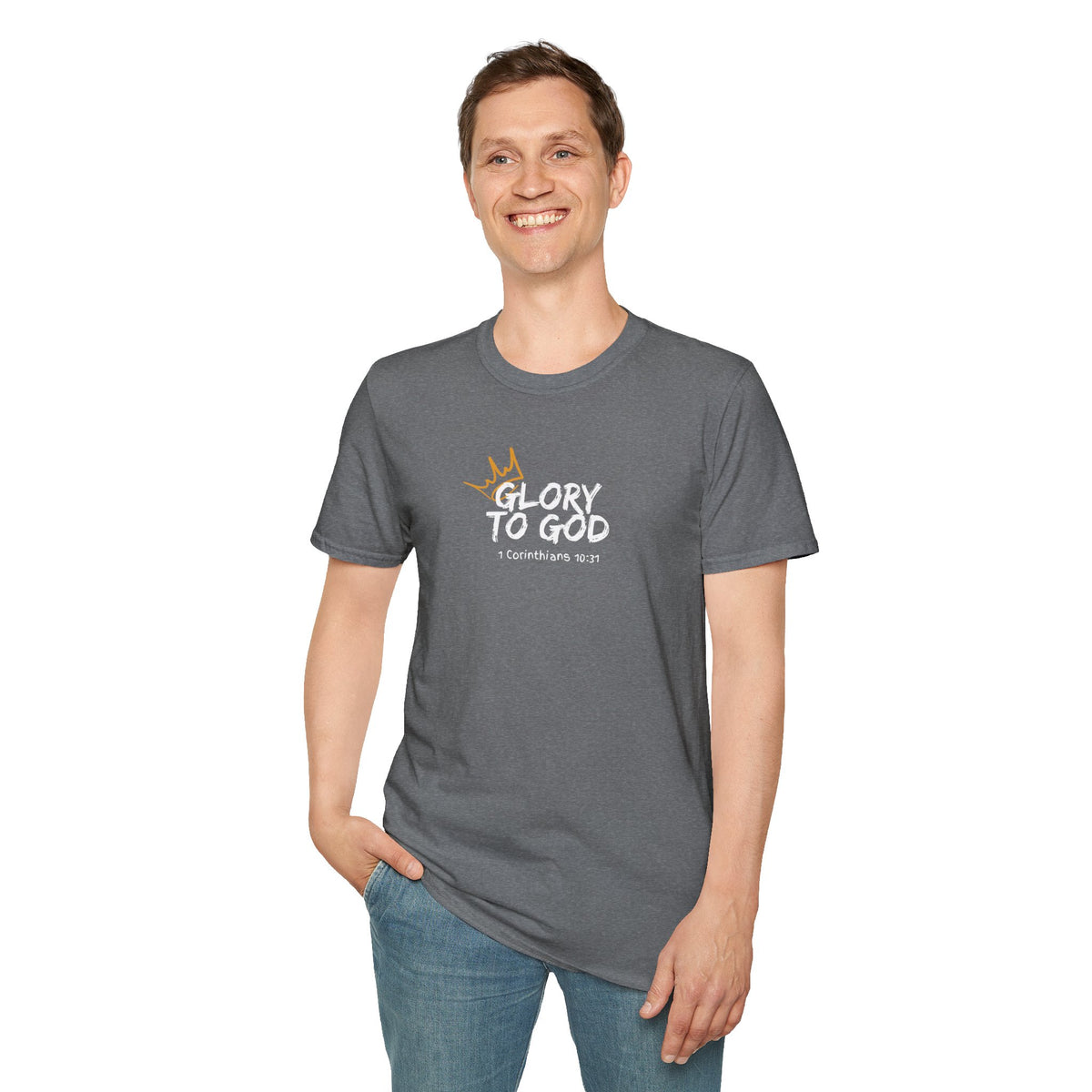 Glory To God- Unisex Softstyle T-Shirt