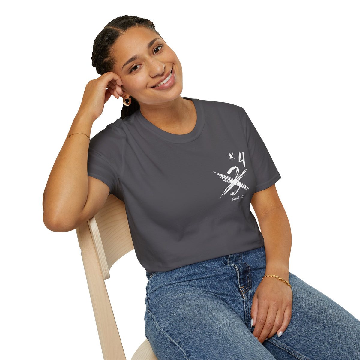 Not Just Three- Unisex Softstyle T-Shirt