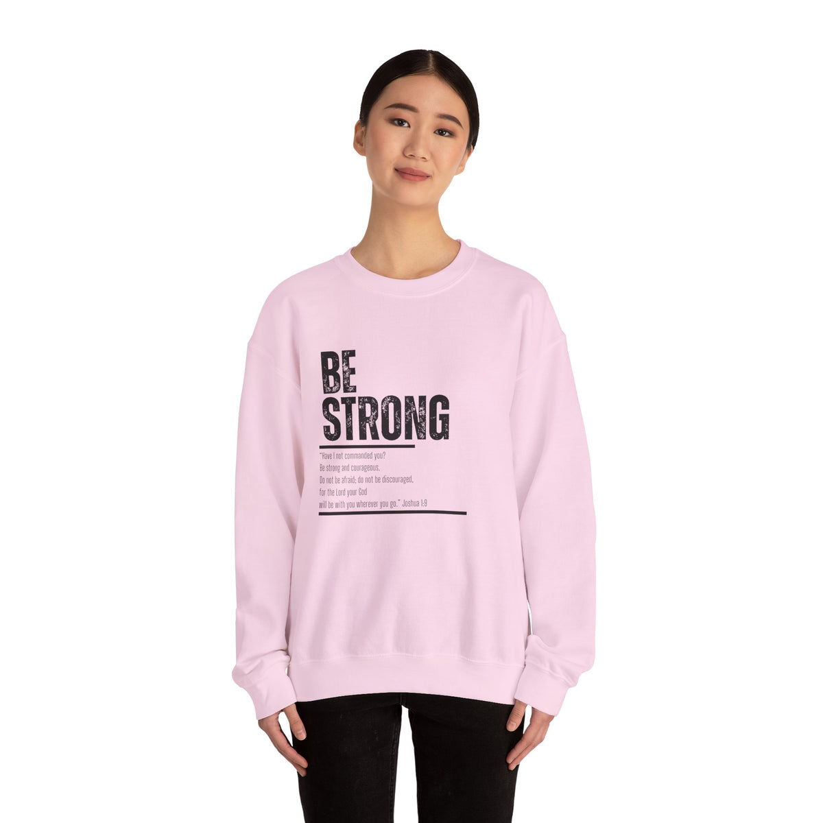 Be Strong- Unisex Heavy Blend™ Crewneck Sweatshirt