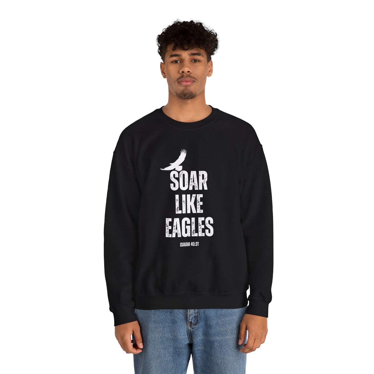 Soar Like Eagles- Unisex Heavy Blend™ Crewneck Sweatshirt