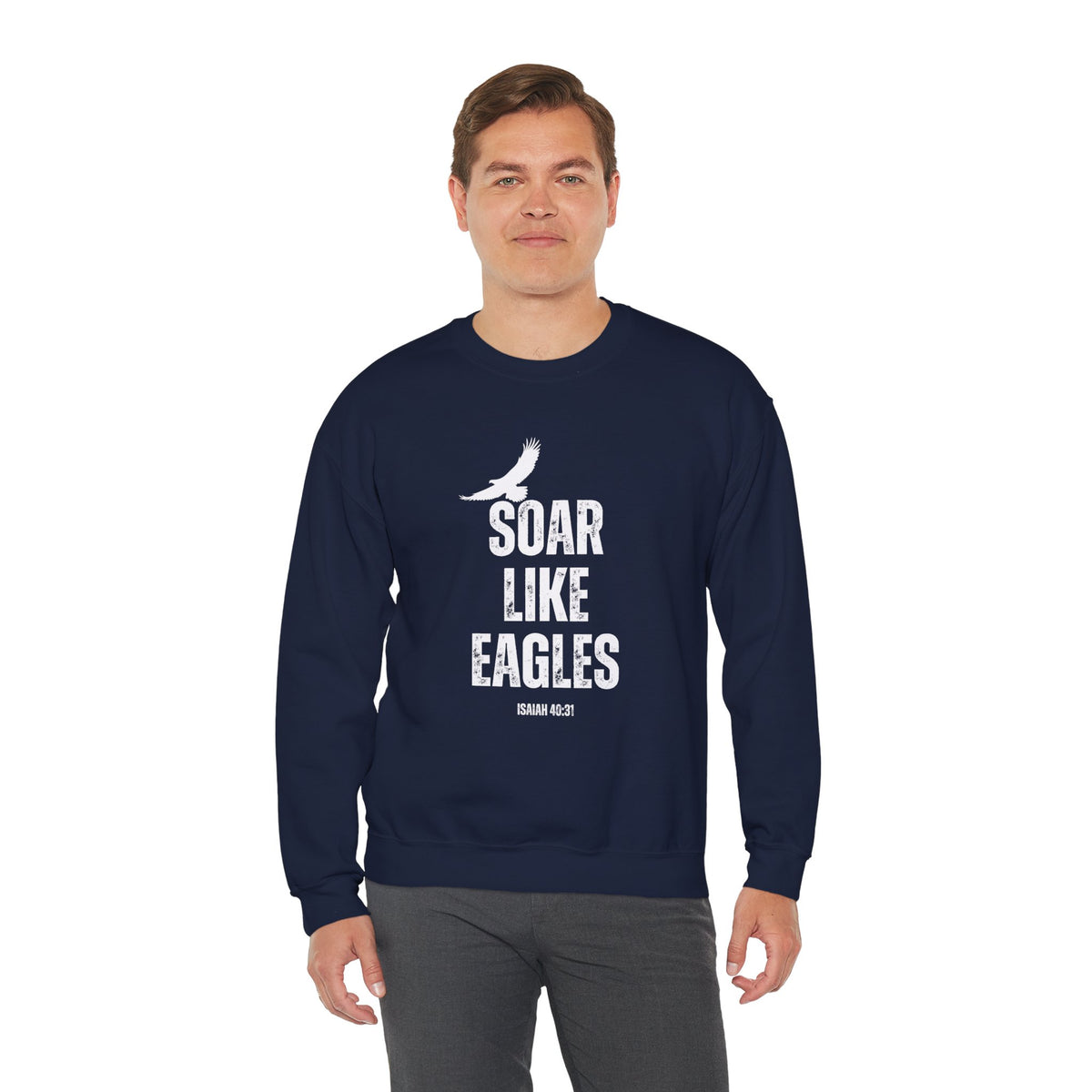 Soar Like Eagles- Unisex Heavy Blend™ Crewneck Sweatshirt