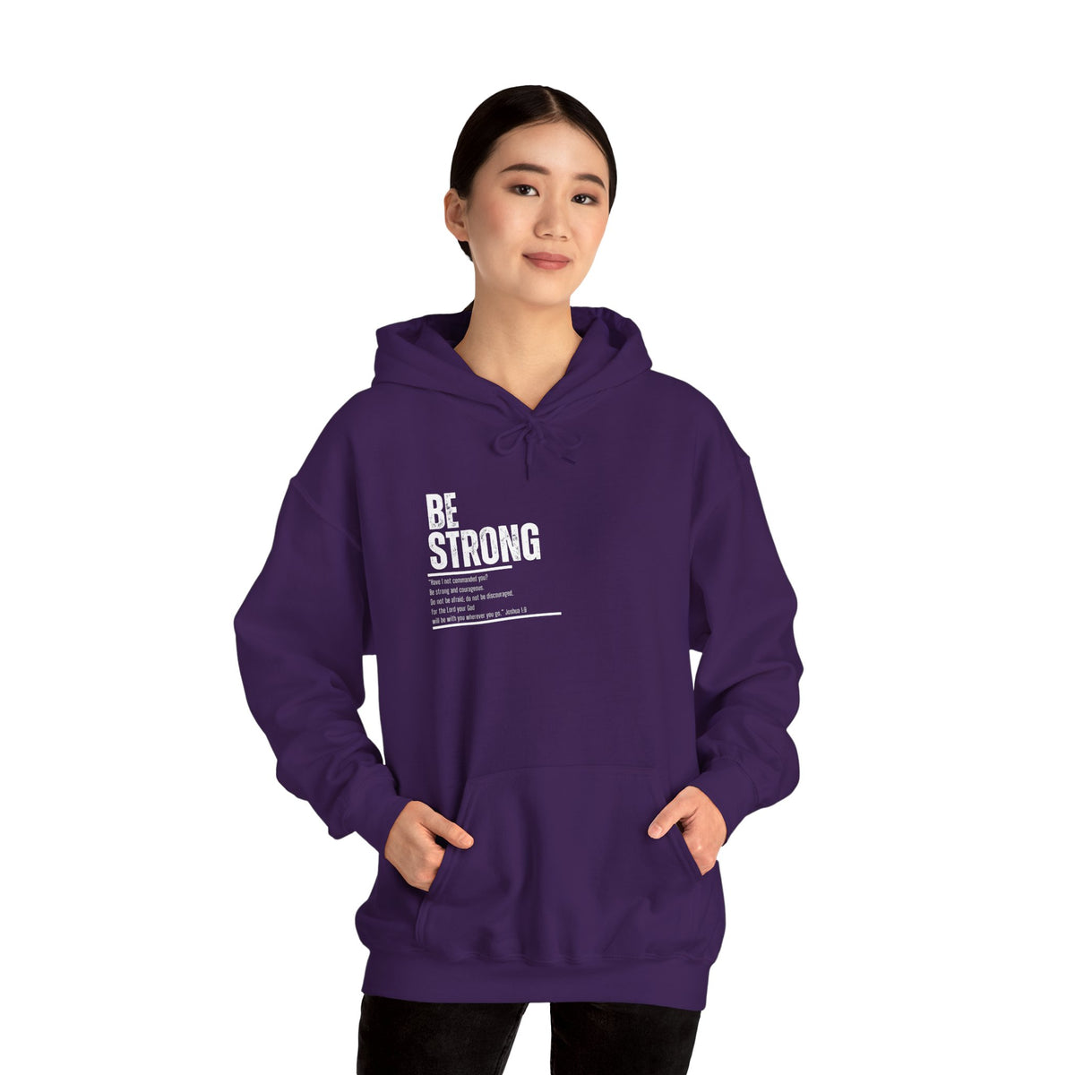 Be Strong- Unisex Heavy Blend™ Hooded Sweatshirt