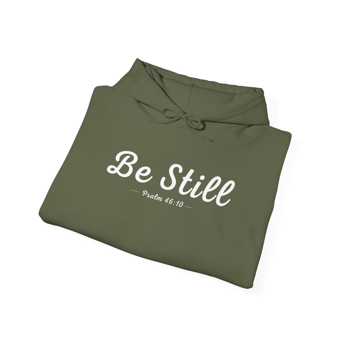 Be Still Christian Hoodie – Psalm 46:10 Faith Comfort Wear