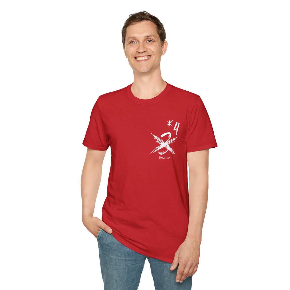 Not Just Three- Unisex Softstyle T-Shirt