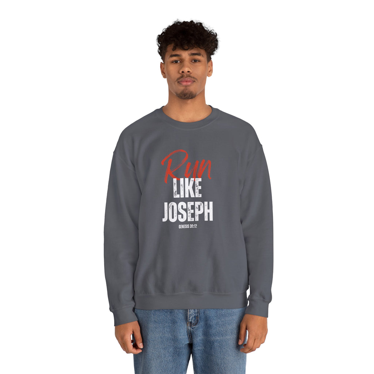 Run Like Joseph- Unisex Heavy Blend™ Crewneck Sweatshirt