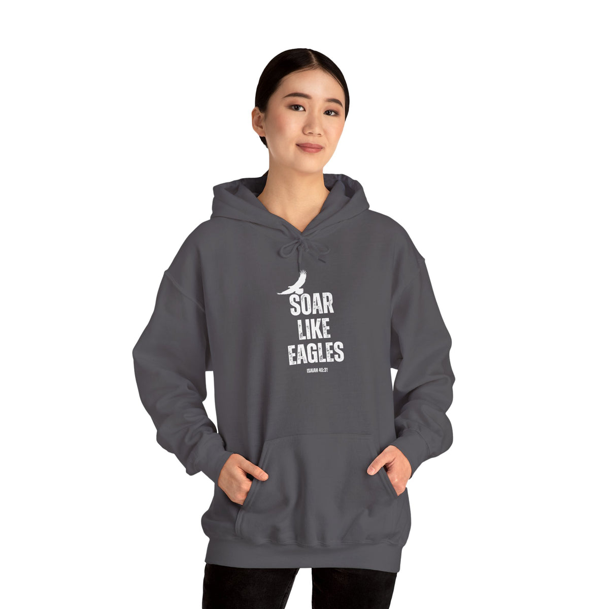 "Soar Like Eagles" Unisex Heavy Blend™ Hooded Sweatshirt