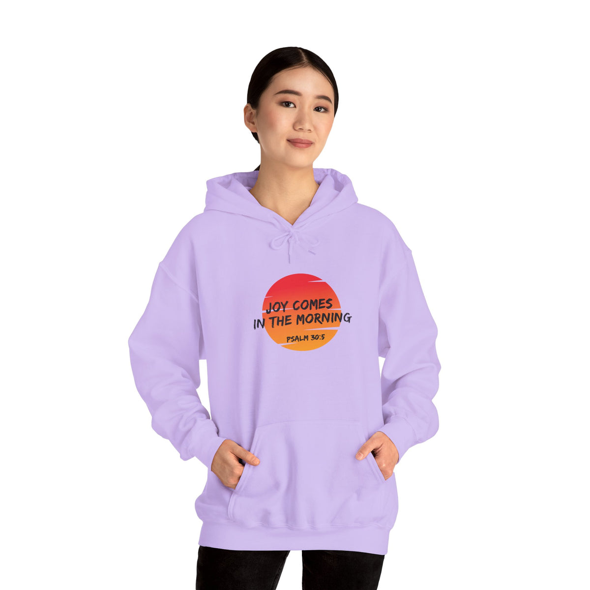 "Joy Comes in the Morning" Unisex Heavy Blend™ Hooded Sweatshirt