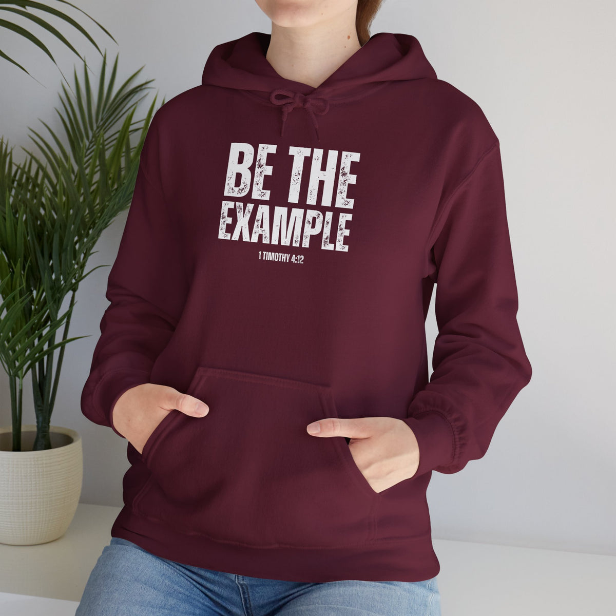 "Be The Example" Unisex Heavy Blend™ Hooded Sweatshirt