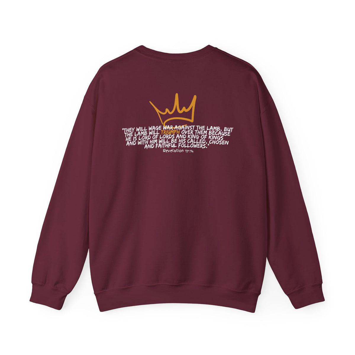 The Lamb Will Triumph Ver.2- Unisex Heavy Blend™ Crewneck Sweatshirt