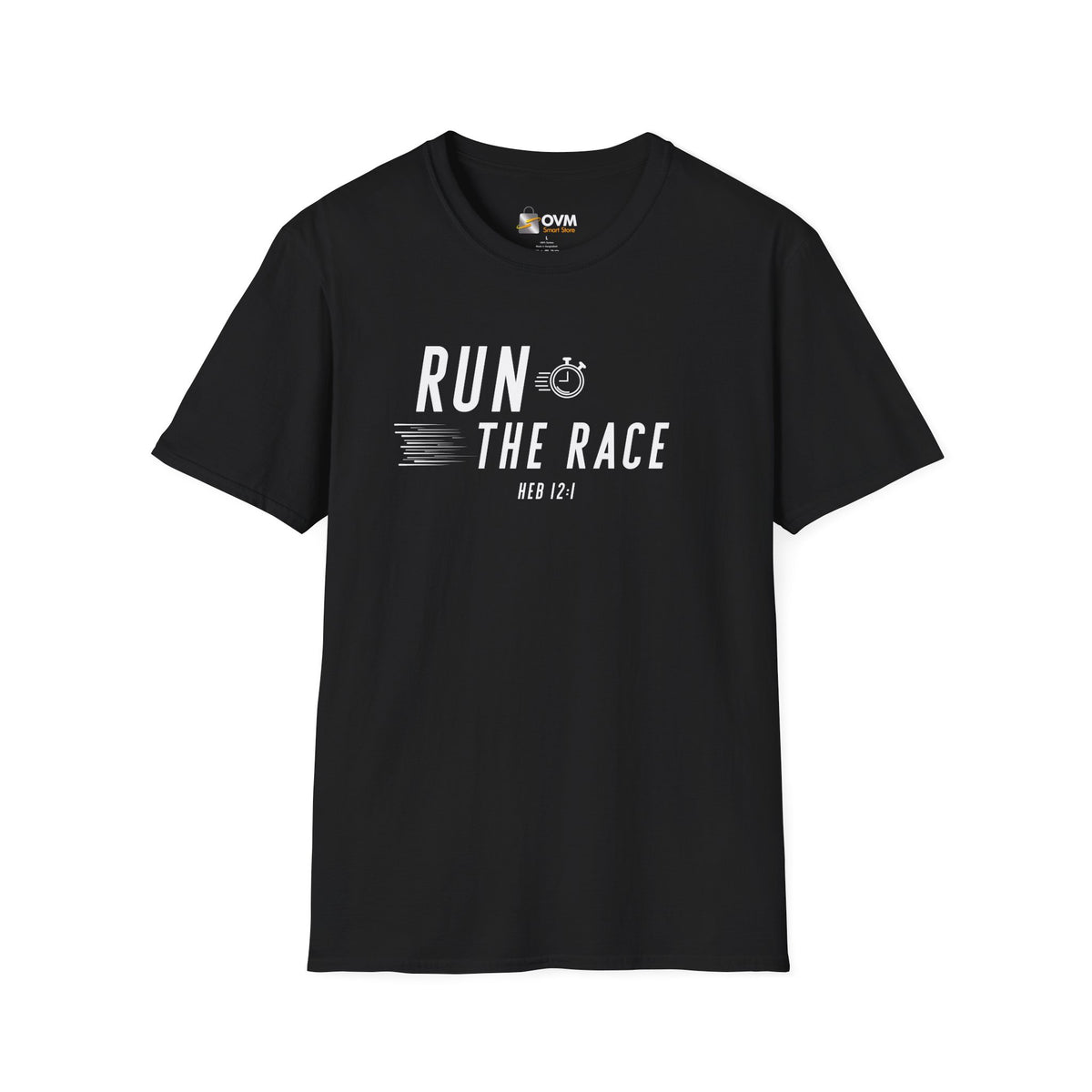 Run the Race Christian T-Shirt – Hebrews 12:1 Faith Apparel