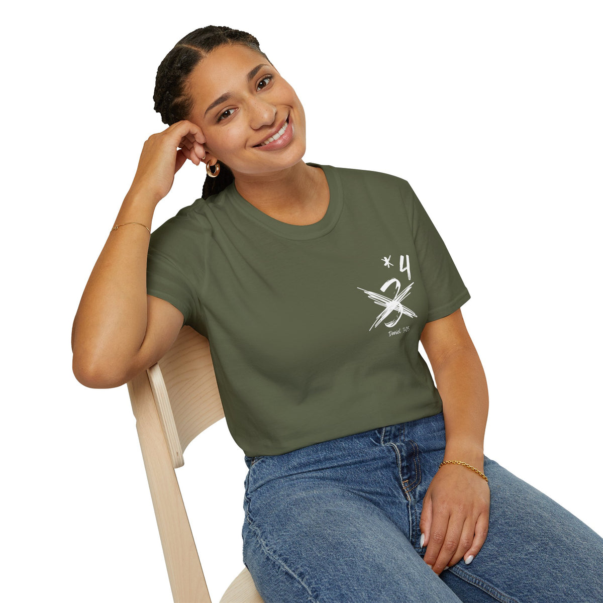 Not Just Three- Unisex Softstyle T-Shirt