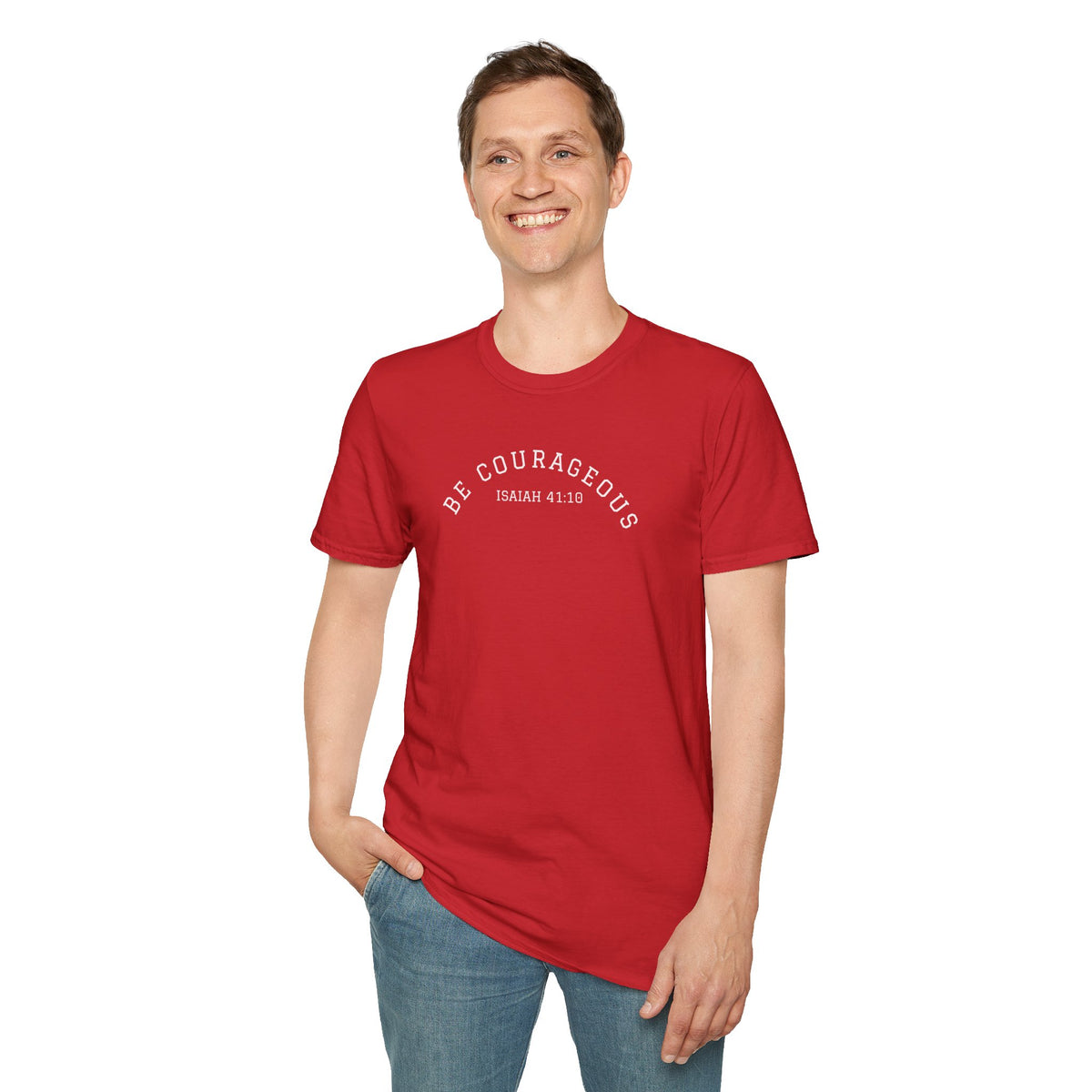 Be Courageous Unisex Softstyle T-Shirt