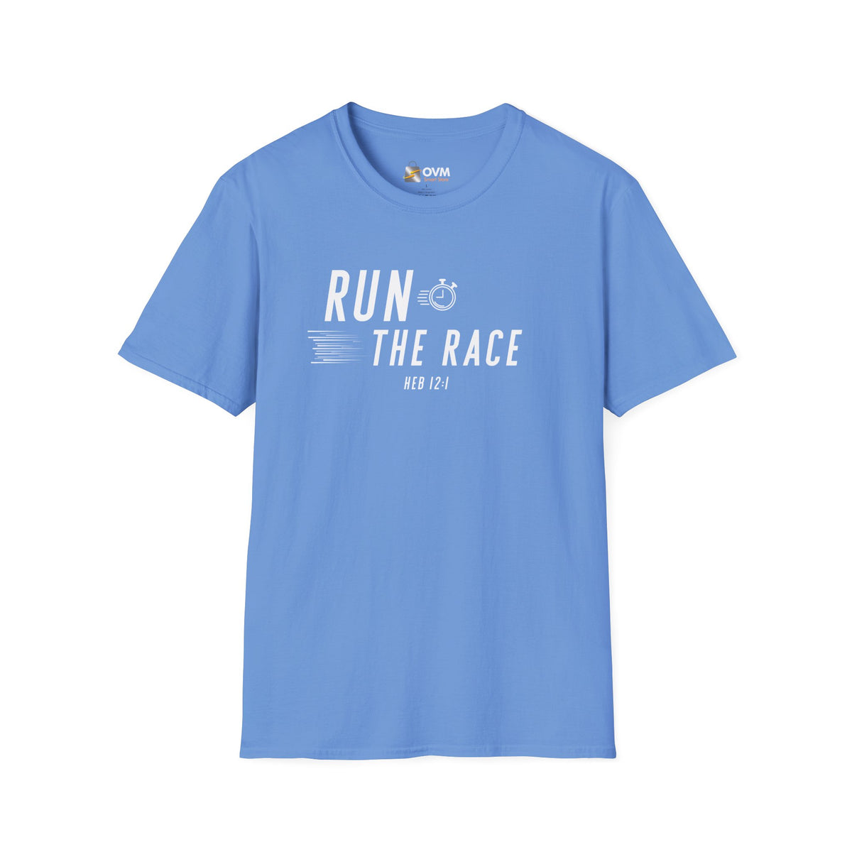 Run the Race Christian T-Shirt – Hebrews 12:1 Faith Apparel