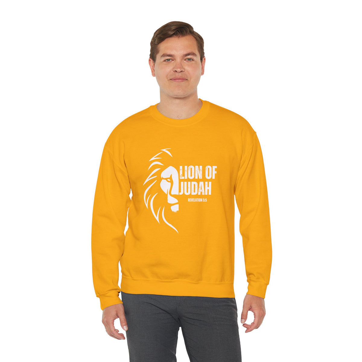 Lion Of Judah- Unisex Heavy Blend™ Crewneck Sweatshirt