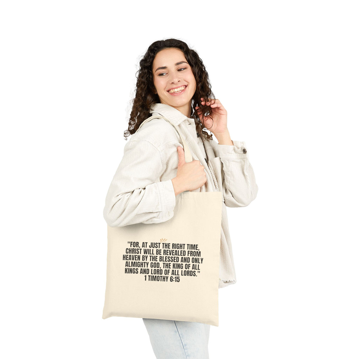 King of Kings | Cotton Canvas Tote Bag
