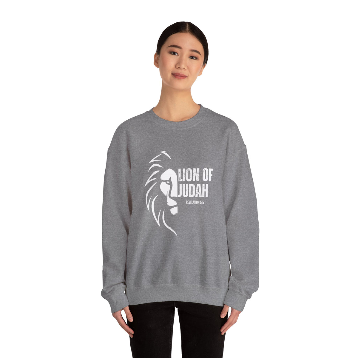 Lion Of Judah- Unisex Heavy Blend™ Crewneck Sweatshirt