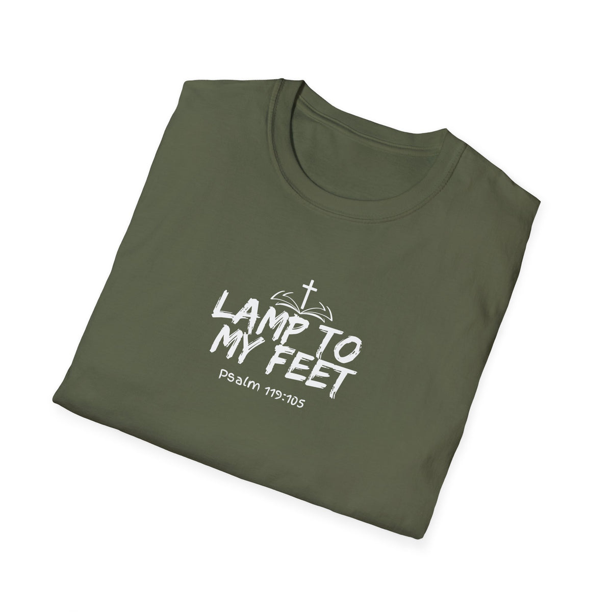 "Lamp To My Feet" Unisex Softstyle T-Shirt